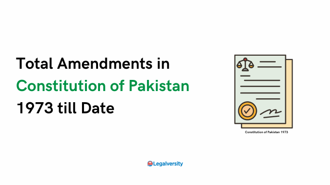 Total Amendments in the Constitution of Pakistan 1973