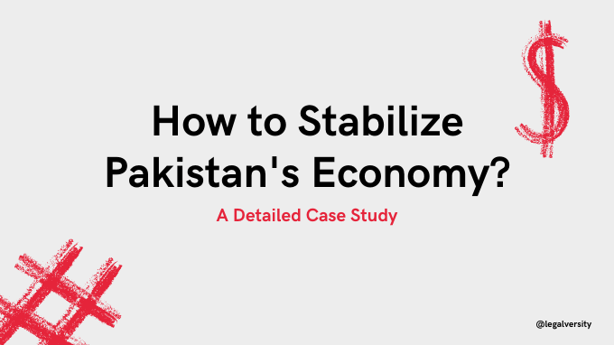 How to Stabilize Pakistan's Economy