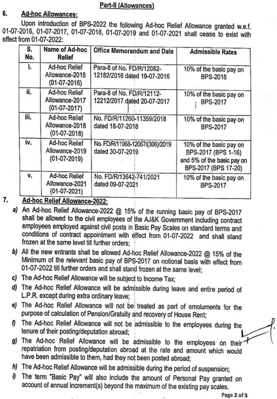 Notification of Revised Basic Pay Scales 2022 AJK (2)