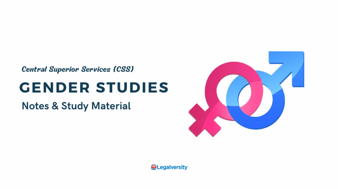 CSS Gender Studies Notes & Study Material