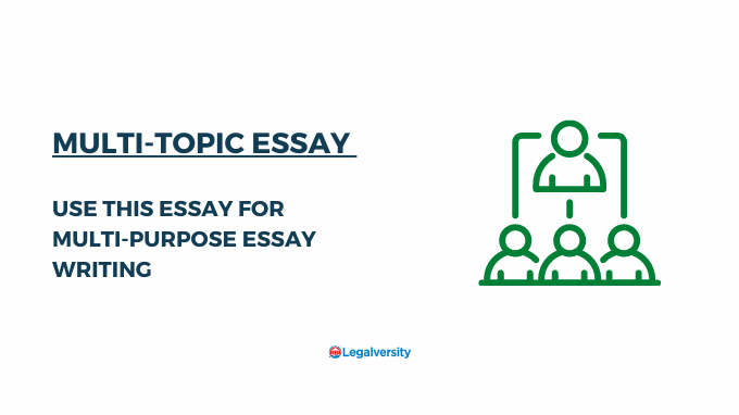 One Essay for Multi Topics for LAT and USAT Exam