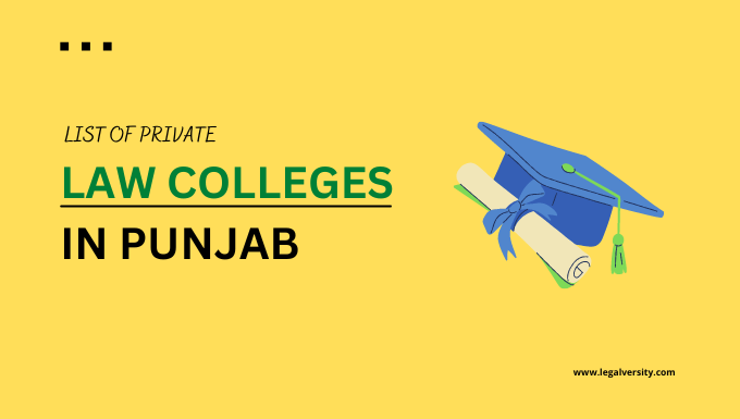 A List of Private Law Colleges in Punjab