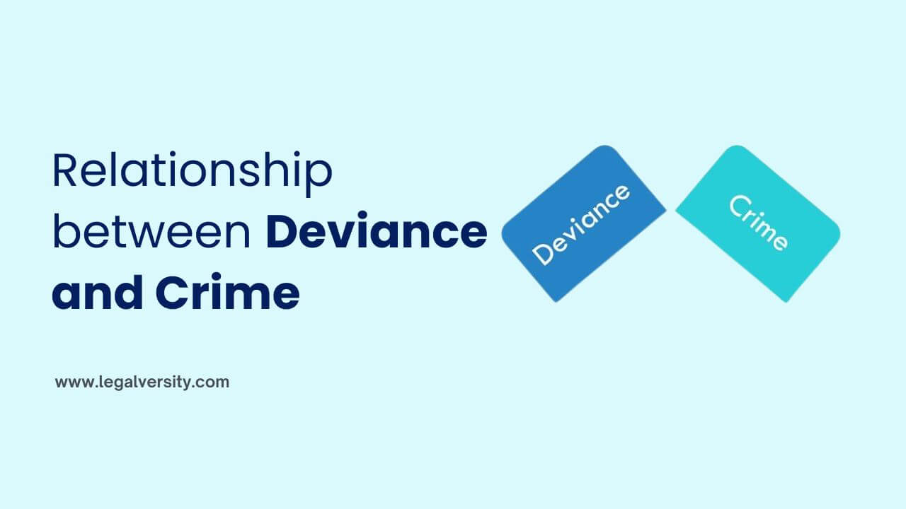 Relationship between Deviance and Crime