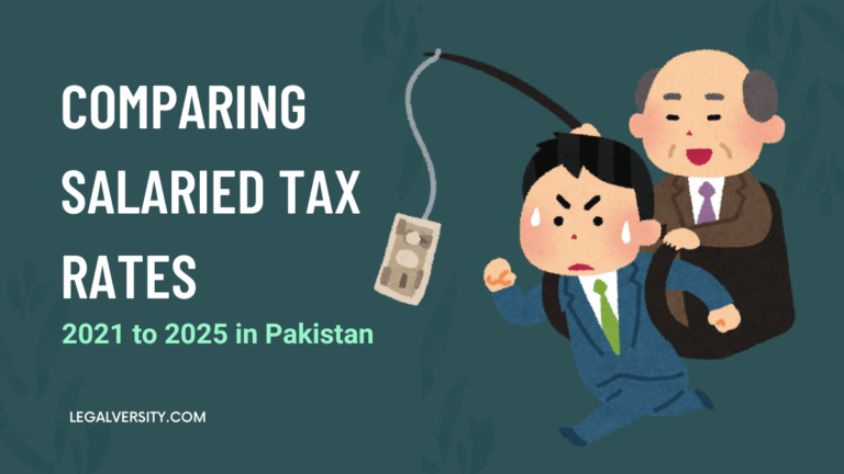 Comparing Salaried Tax Rates 2021 to 2025 in Pakistan