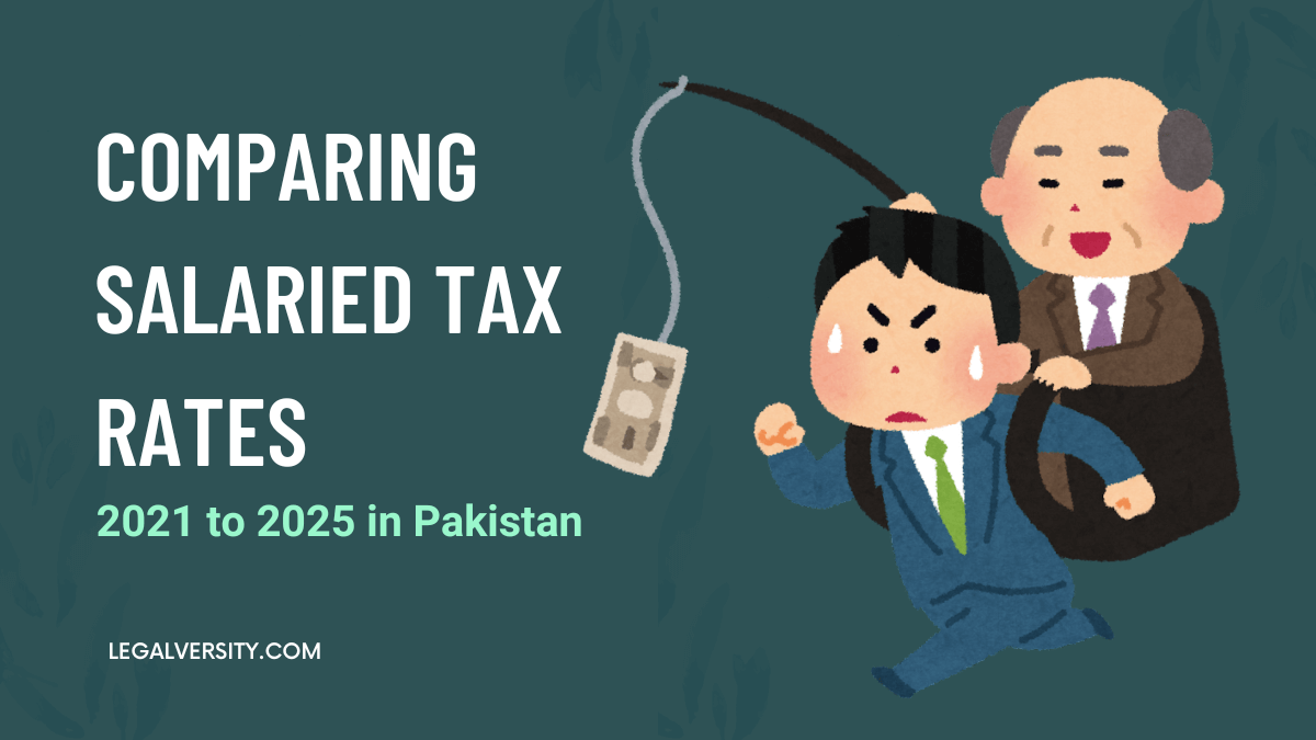 Comparing Salaried Tax Rates 2021 to 2025 in Pakistan