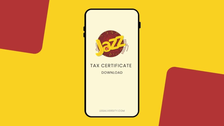 How to Get Jazz Tax Certificate