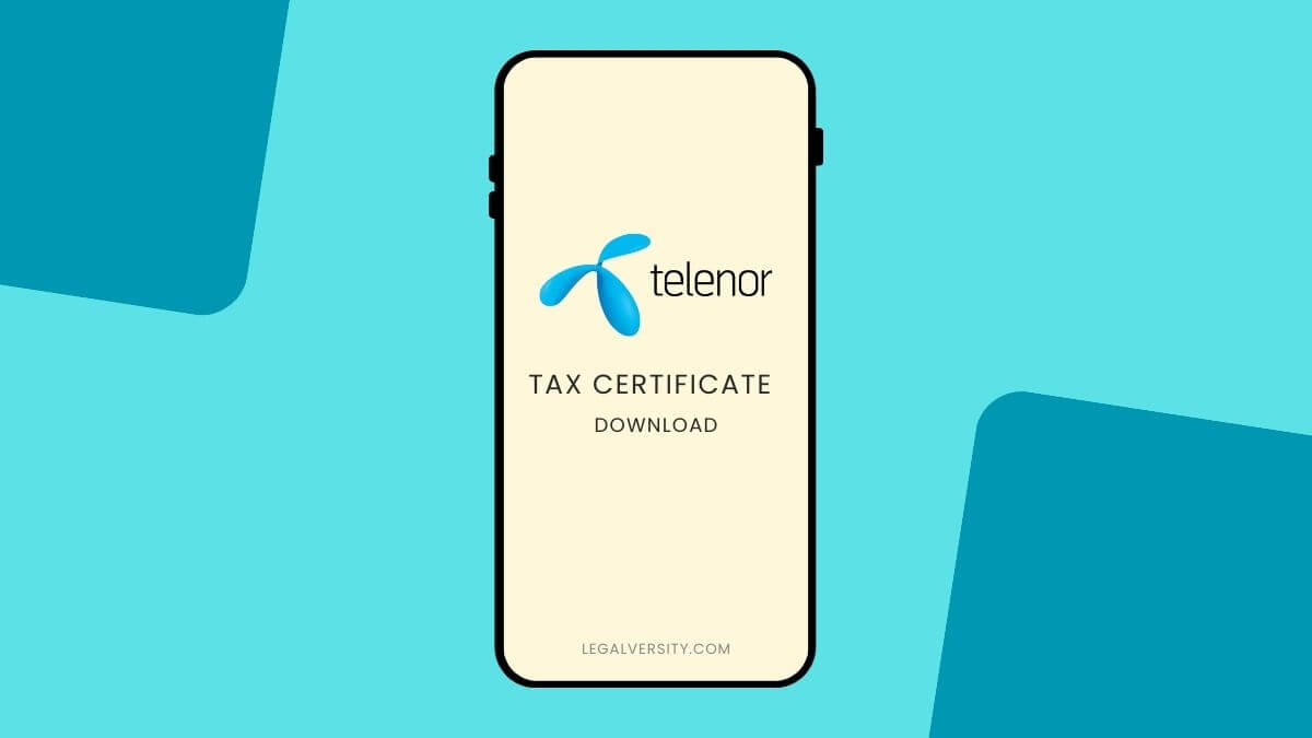 How to Get Telenor Tax Certificate