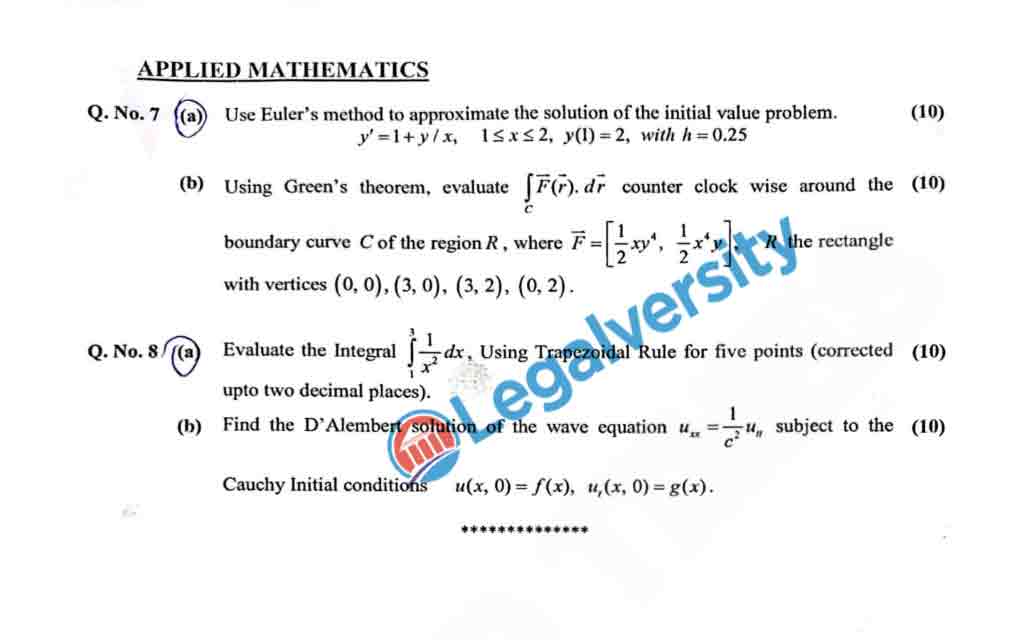 CSS Applied Mathematics Paper 2025 (1)