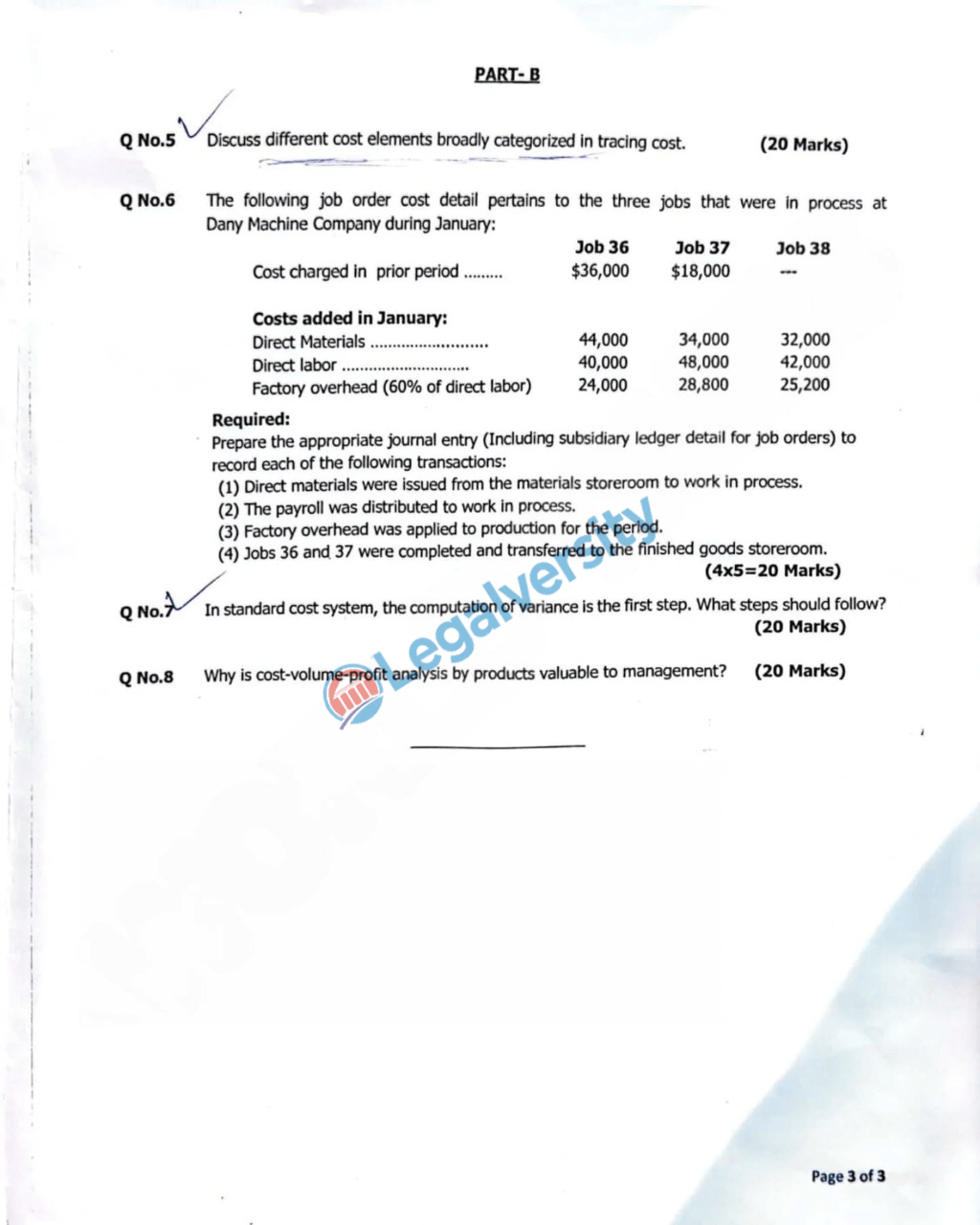 PMS Commerce Past Paper-I 2024 -2