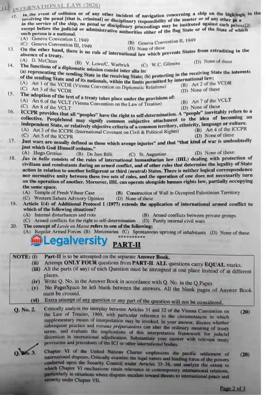 CSS International Law Paper 2026