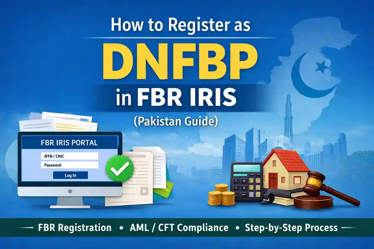 How to Register as DNFBP in FBR IRIS