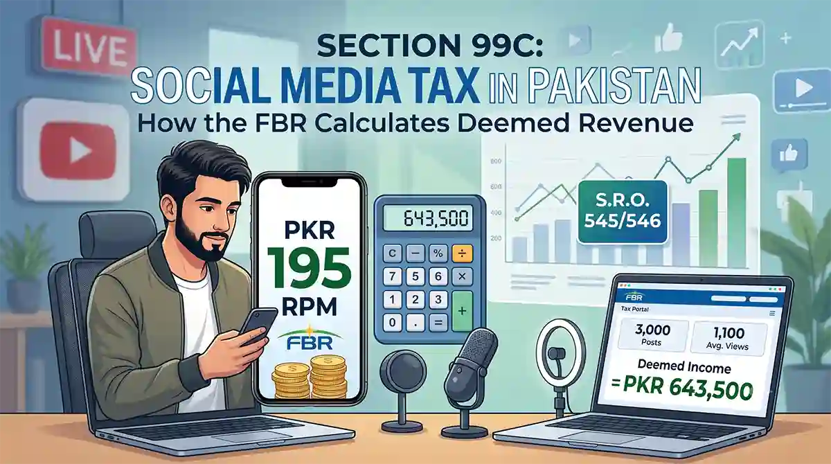 Deemed Income Tax on Social Media Content in Pakistan