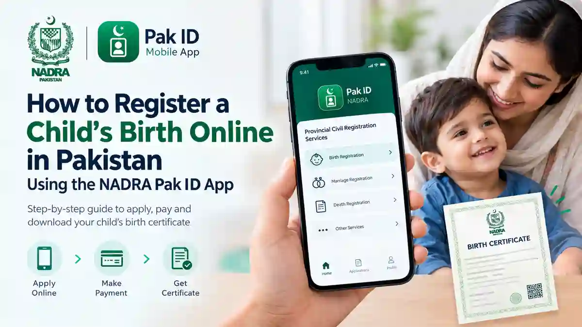 How to Register a Child's Birth Online in Pakistan