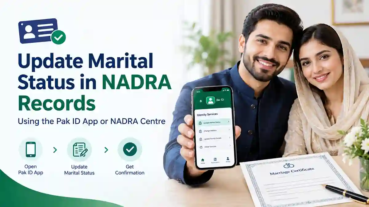 How to Update Marital Status in NADRA